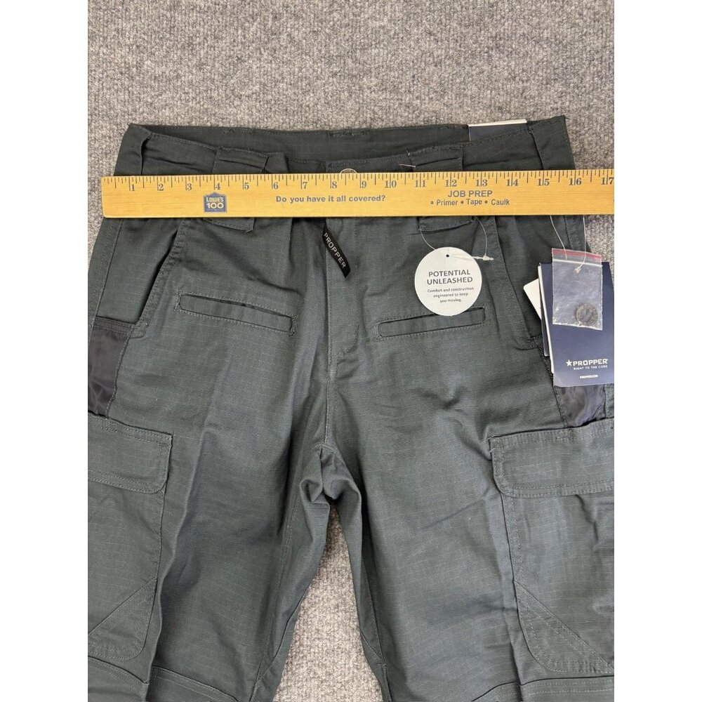 Propper Kinetic Tactical Pants Womens 6R Charcoal Cargo NexStretch Teflon New - Picture 3 of 9